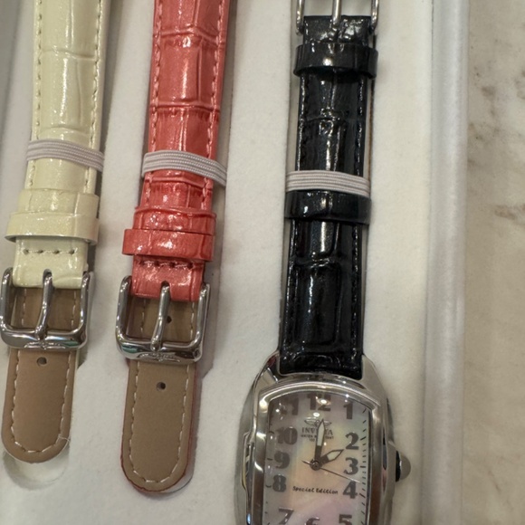 NIB Invicta Special Edition Women's Watch with 5 Band Colors - Picture 5 of 10